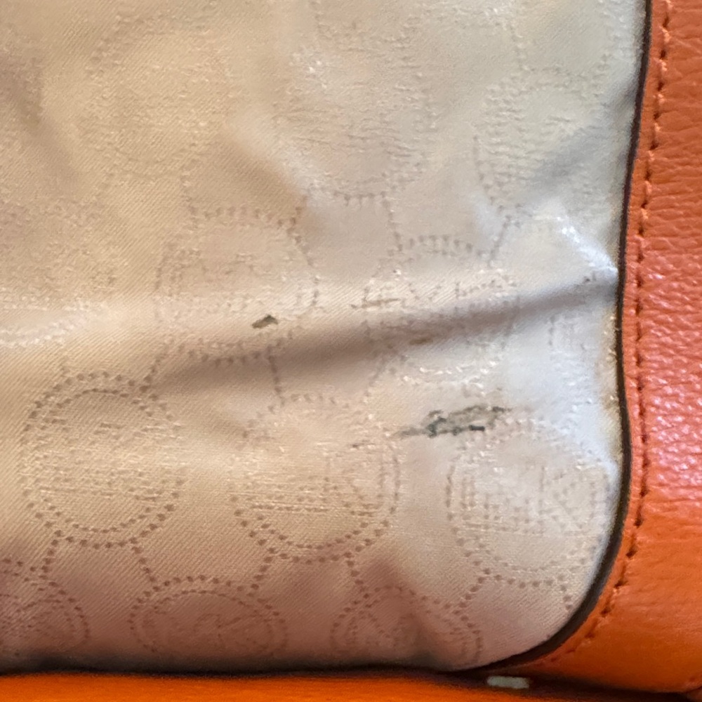 Michael Kors Burnt Orange Leather Crossbody with Matching Wallet Set - Picture 12 of 14